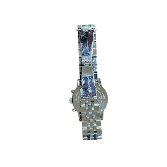 Michael Kors Watch Silver Ritz Mother of Pearl MK5020 WORKS NEEDS NEW BATTERY